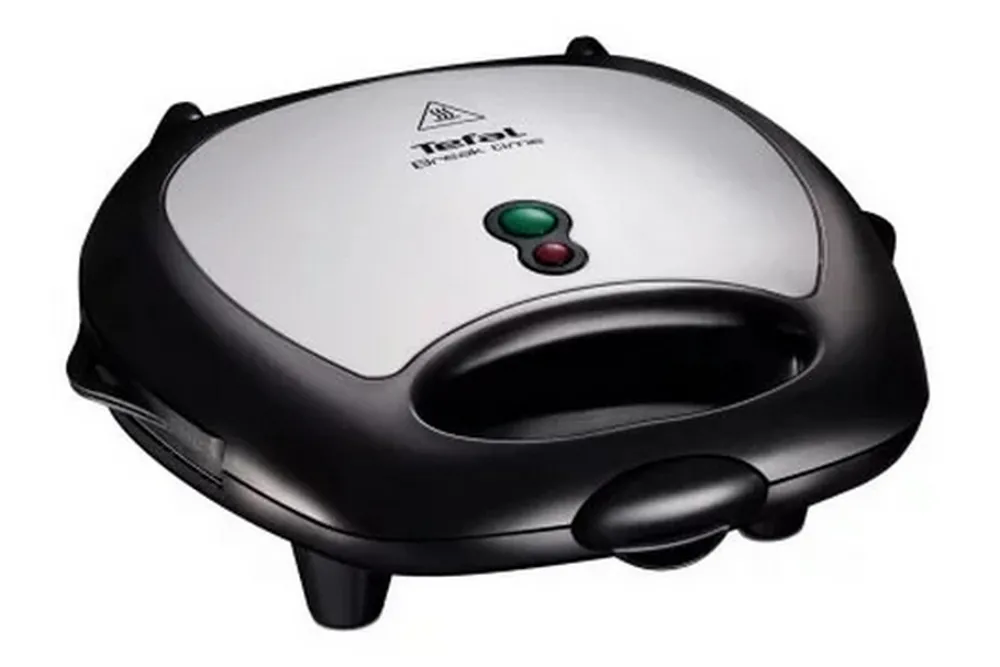 Aparat pentru sandwich multifunctional Tefal BreakTime SW614831, Negru/Argintiu