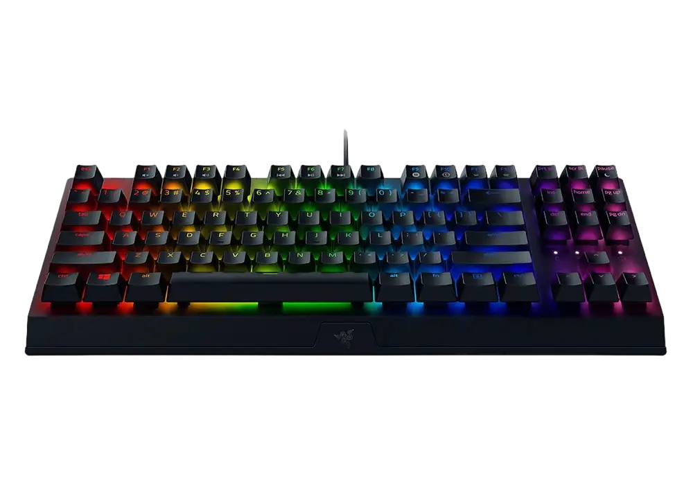 Gaming Keyboard Razer BlackWidow V3 Tenkeyless, Yellow SW, RGB, US Layout, USB 