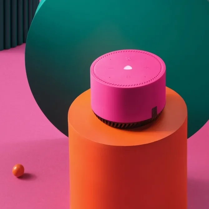 Портативная колонка Yandex YNDX-00025, Розовый