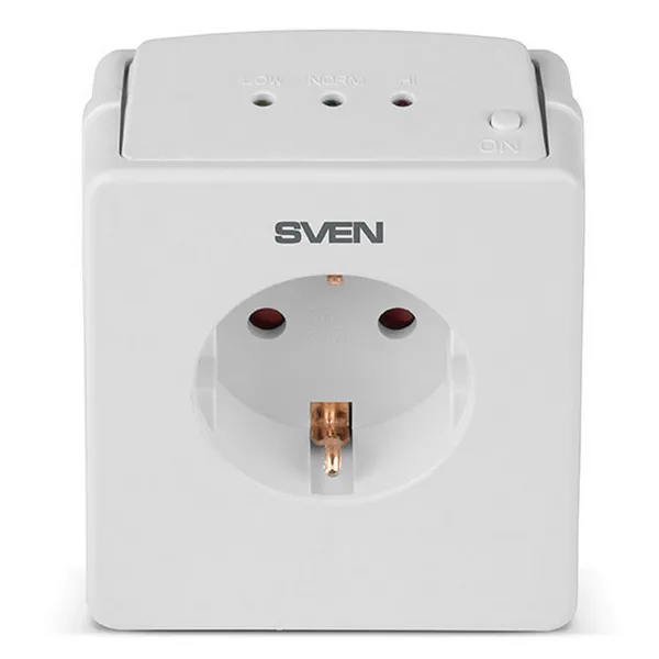 Prelungitor electric SVEN OVP-15P, 1 Prize, Alb