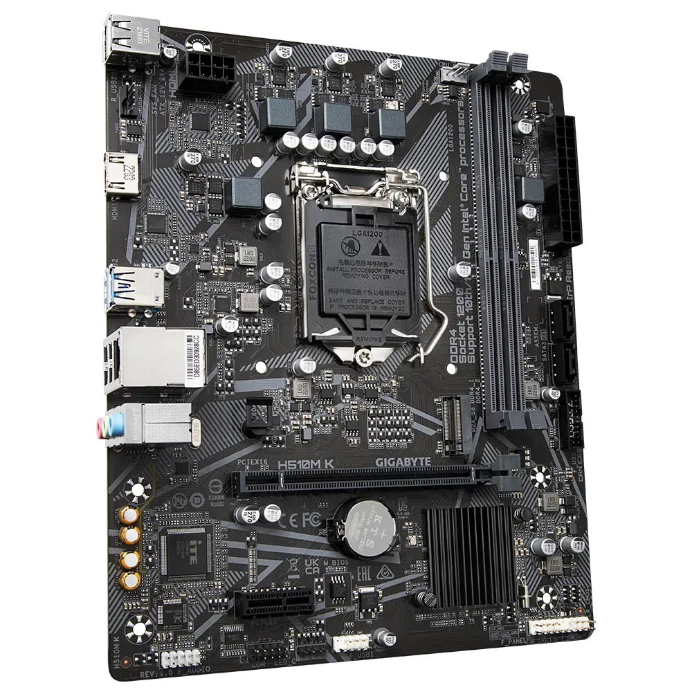 Материнская плата Gigabyte H510M K, LGA1200, Intel H510, Micro-ATX