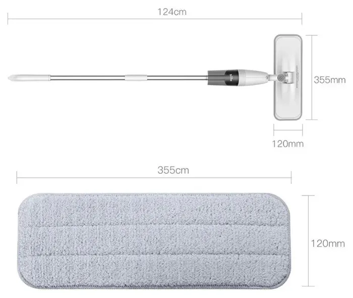 Сменные насадки для швабры Xiaomi Mini Deerma TB500/TB800 Mop 4шт
