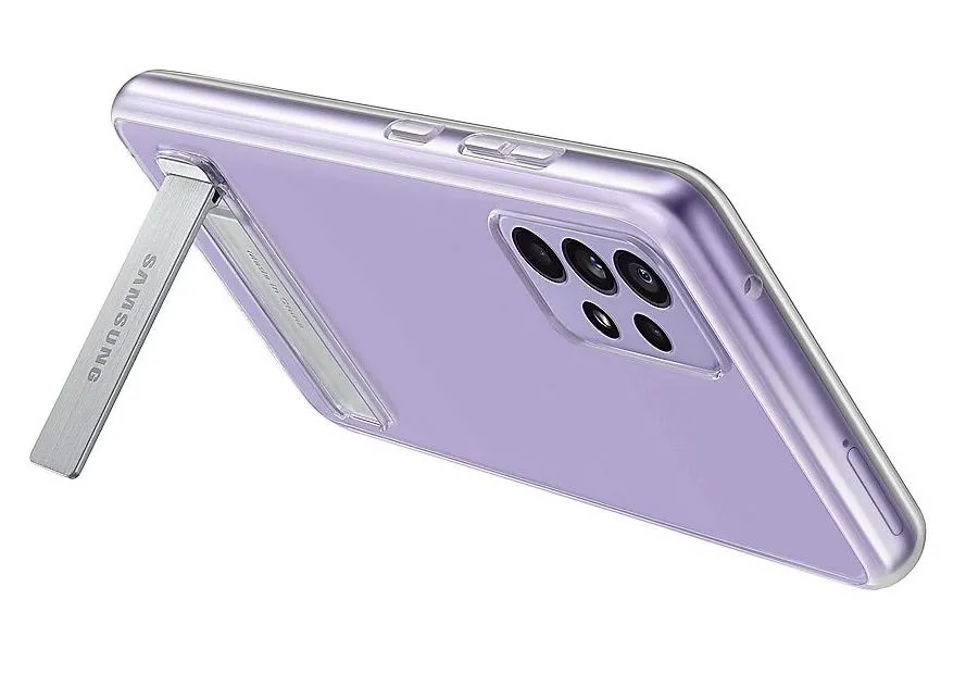 Husă spate Samsung Clear Standing Cover - Galaxy A72, Transparent