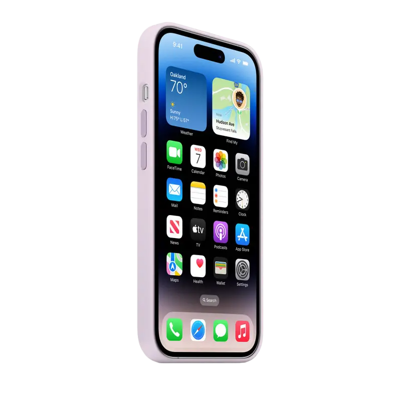 Original iPhone 14 Pro Silicone Case with MagSafe - Lilac, Model A2912