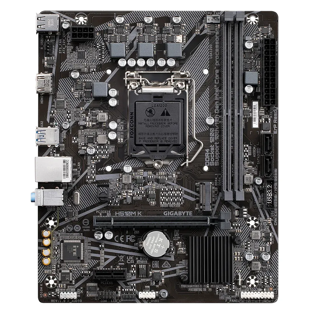 Материнская плата Gigabyte H510M K, LGA1200, Intel H510, Micro-ATX