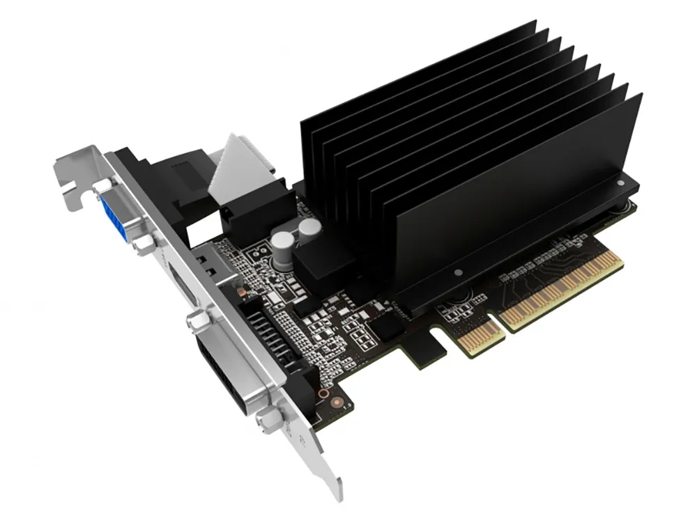 Видеокарта Palit GeForce GT710,  2ГБ DDR3 64бит