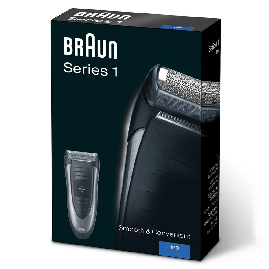 Электробритва мужская BRAUN Series 1, Чёрный