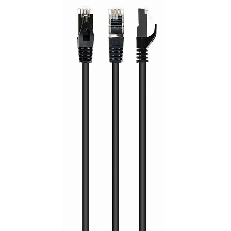 Patch cord Cablexpert PP6-2M/BK, Cat6 FTP , 2m, Negru