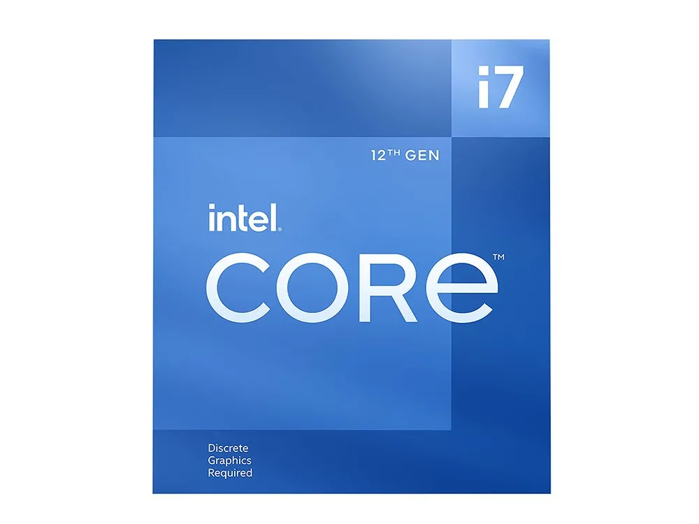 CPU Intel Core i7-12700F 2.1-4.9GHz (8P+4E/20T, 25MB,S1700,10nm, No Integ. UHD Graphics, 65W) Box