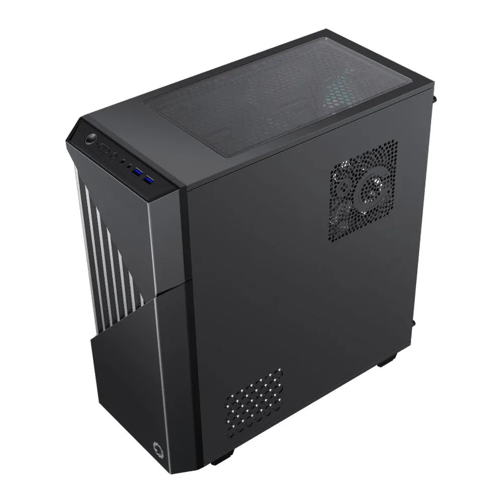 Carcasă PC Gamemax Contac COC, Midi-Tower, ATX, Negru/Gri