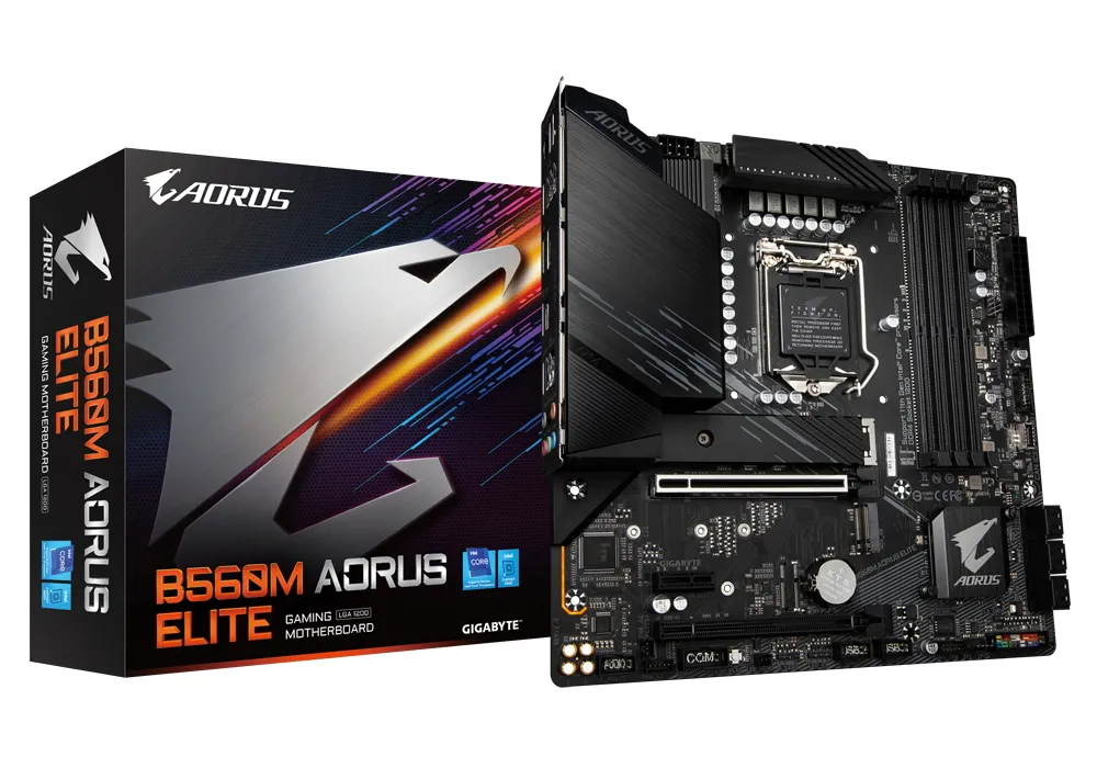 Материнская плата Gigabyte B560M AORUS ELITE, LGA1200, Intel B560, Micro-ATX