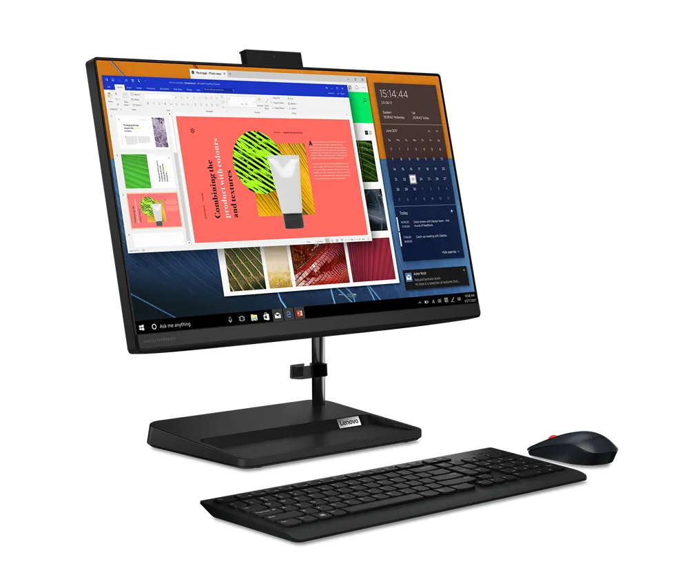 Computer All-in-One Lenovo IdeaCentre 3 22ITL6, 21,5", Intel Core i5-1135G7, 8GB/256GB, Fără SO, Negru