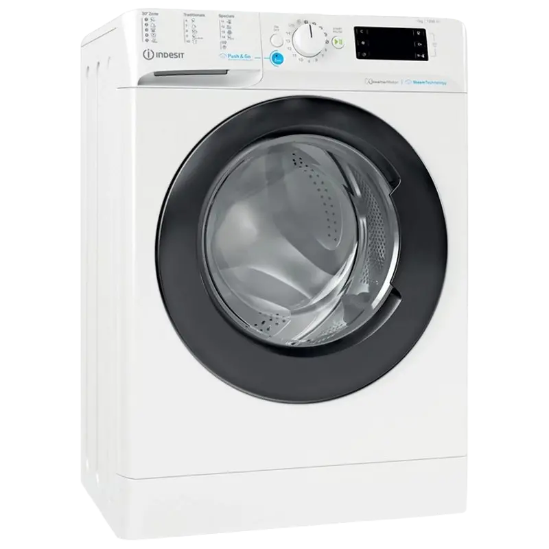 Mașină de spălat Indesit BWSE 71295 X WBV EU, 7kg, Alb