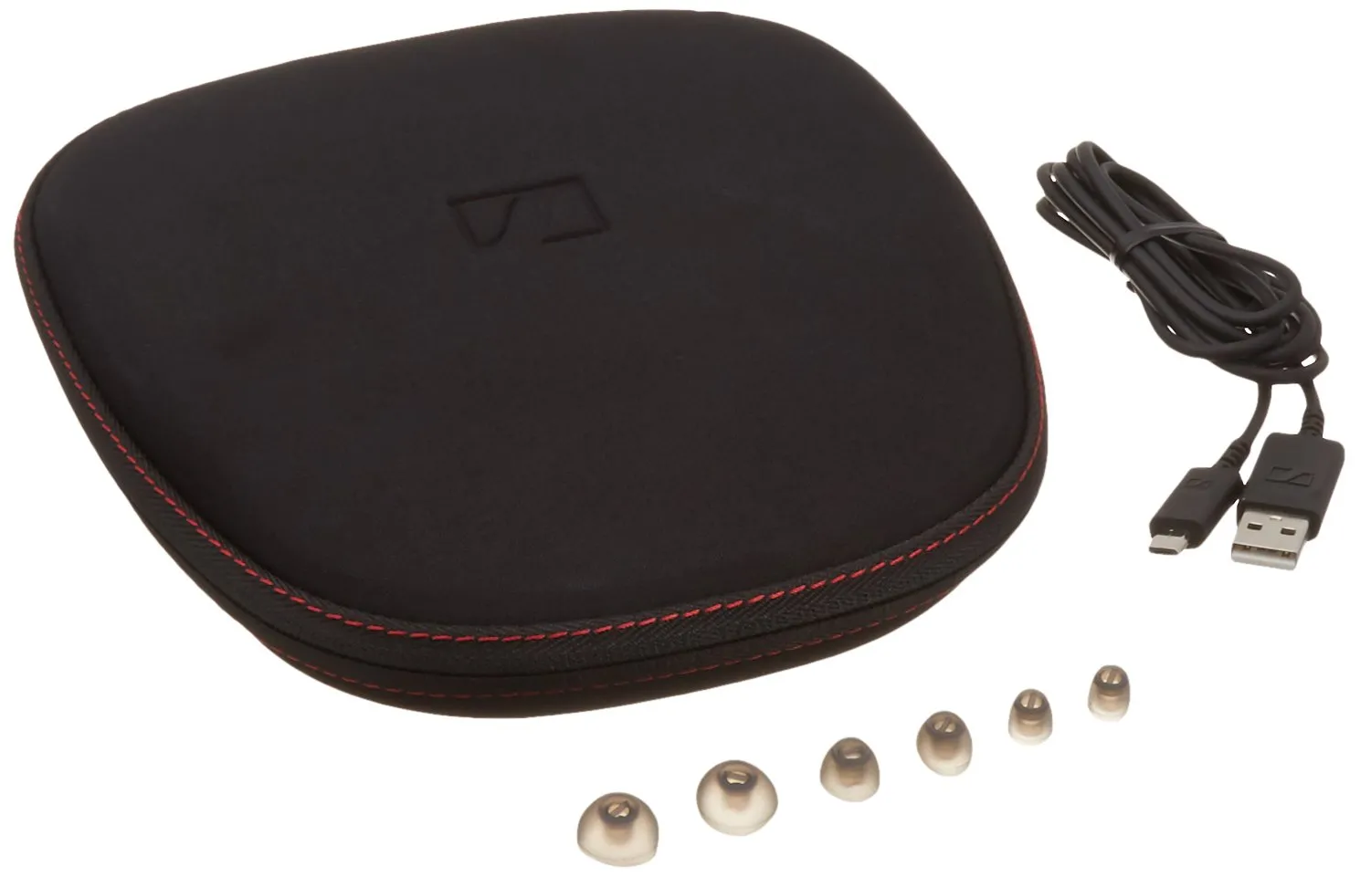 Наушники Sennheiser Momentum Free, Черный/Красный