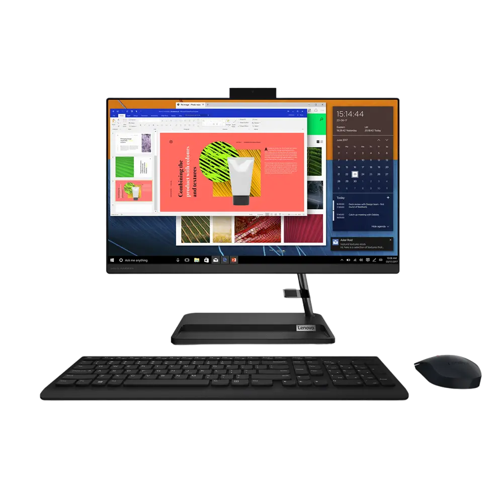 Computer All-in-One Lenovo IdeaCentre 3 22ITL6, 21,5", Intel Core i5-1135G7, 8GB/256GB, Fără SO, Negru