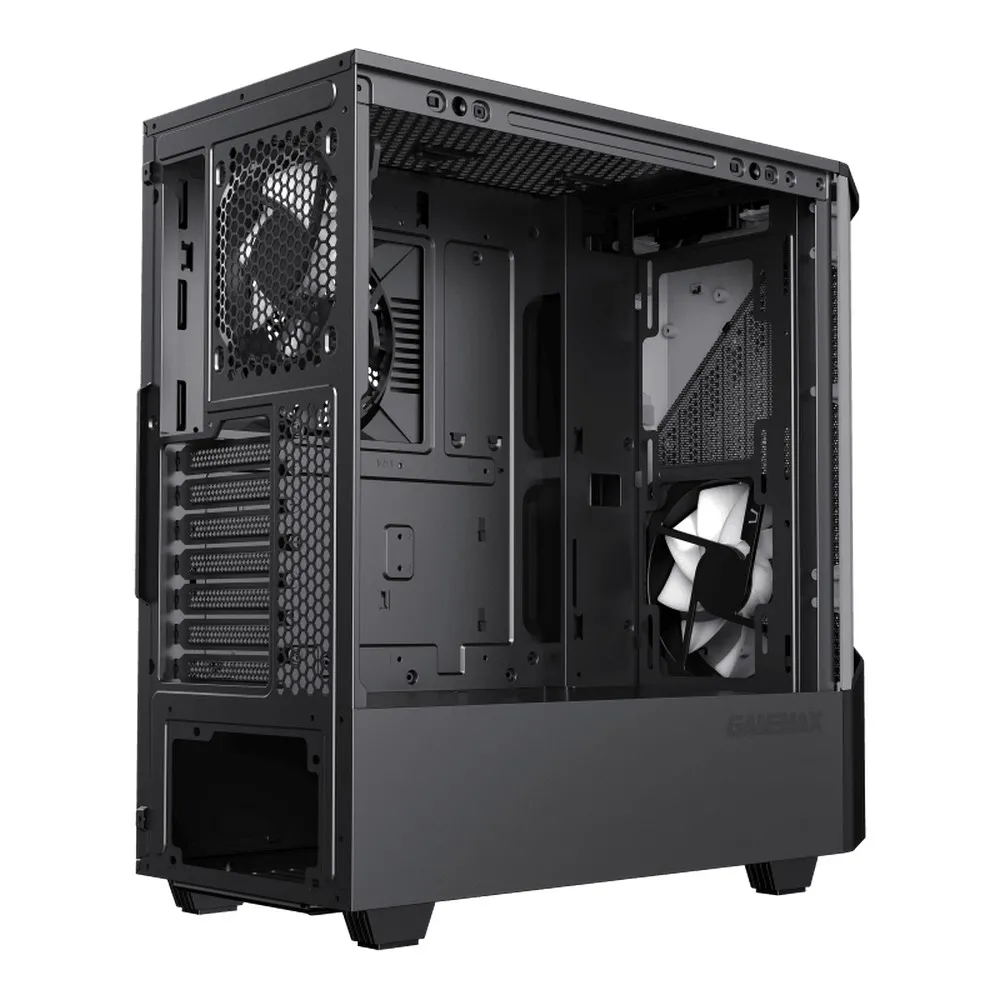 Carcasă PC Gamemax Contac COC, Midi-Tower, ATX, Negru/Gri