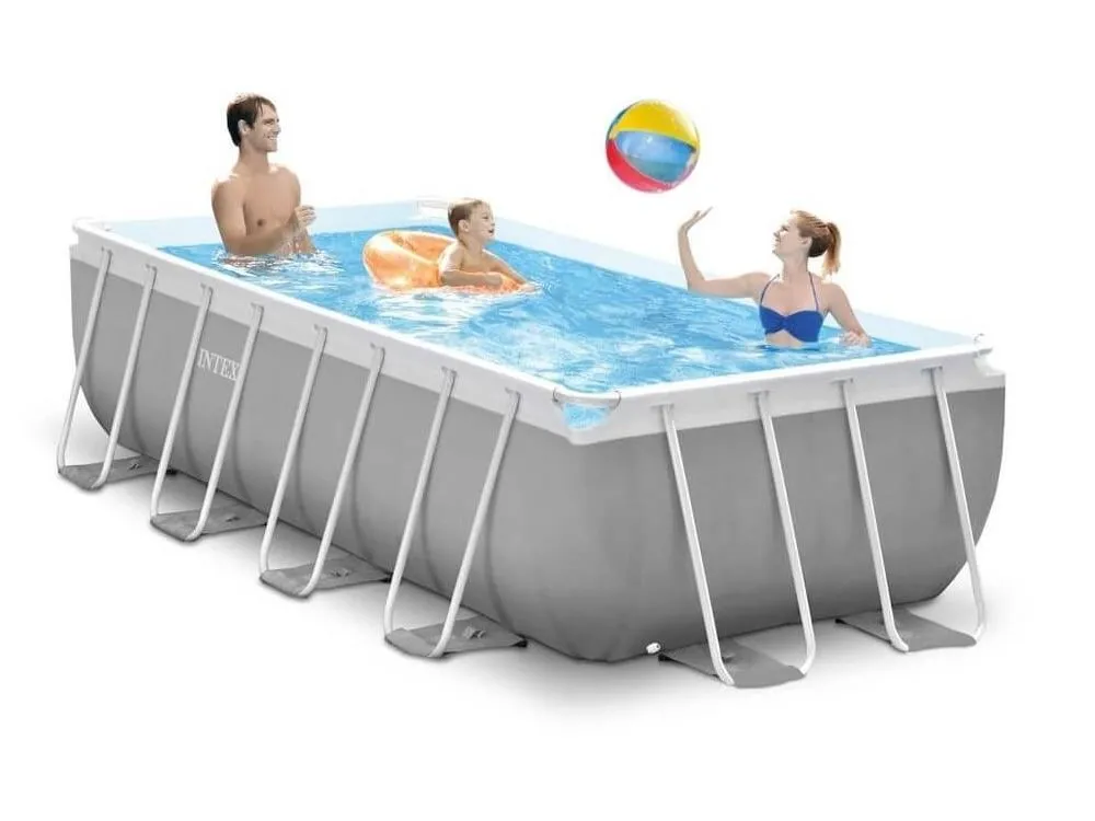 Piscină cu cadru metalic Intex Metal Frame, 6836L, Gri, 26788