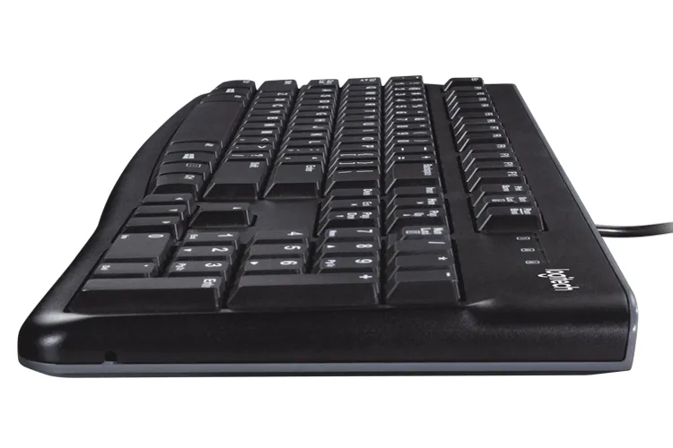 Клавиатура Logitech K120, Проводное, Чёрный