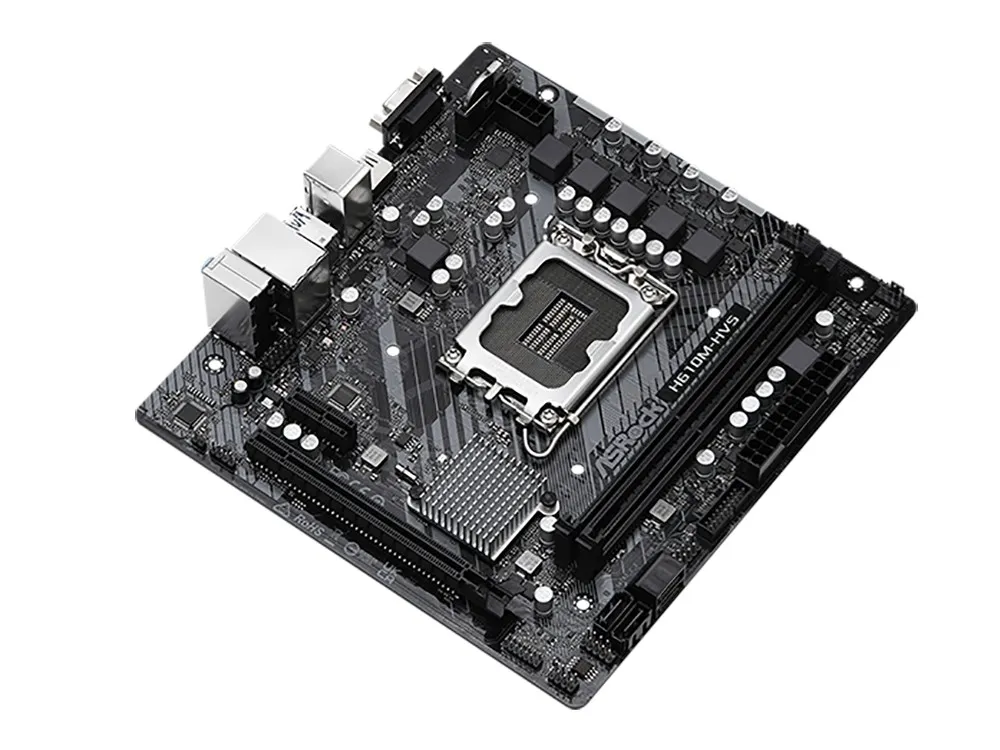 Материнская плата ASRock H610M-HVS, LGA1700, Intel H610, Micro-ATX