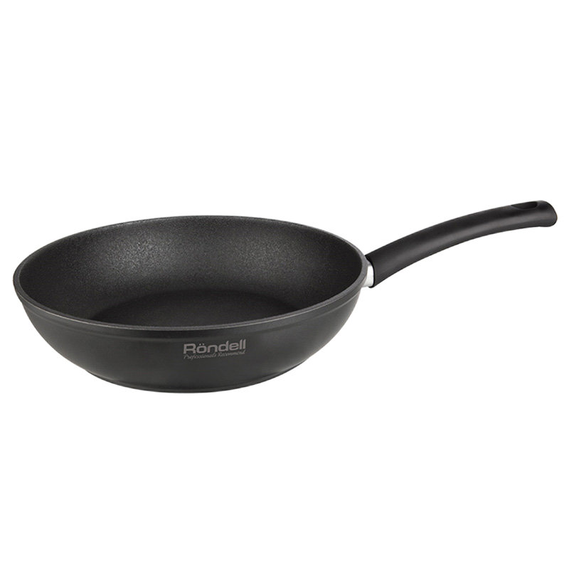 Сковорода глубокая Rondell RDA-599, 28см, Чёрный