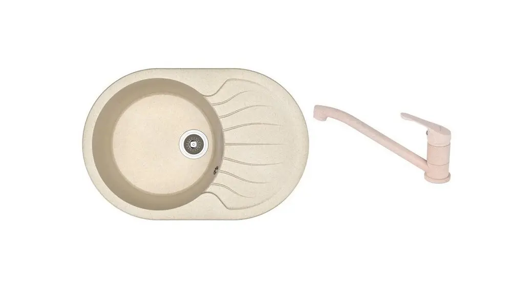 НАБОР мойка Dr Gans Berta 760 + SanDonna F 1066 бежевый