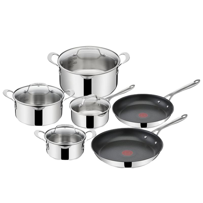Набор посуды Tefal E304SA55,  Нержавеющая сталь