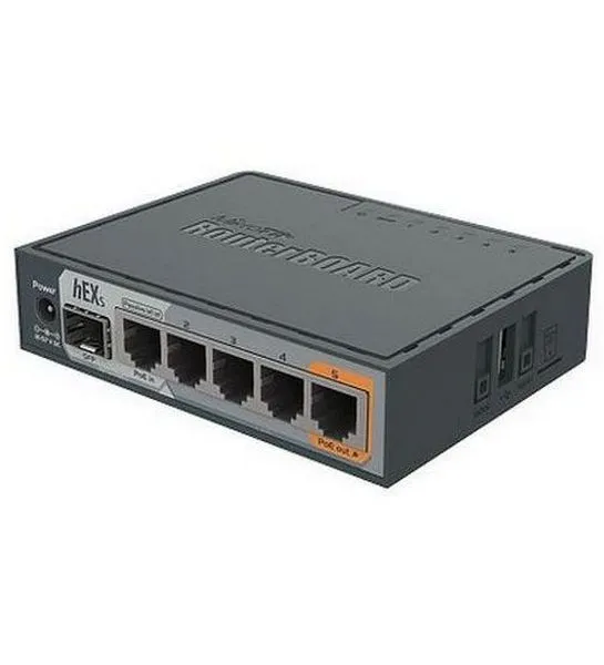 Маршрутизатор MikroTik hEX S, Чёрный