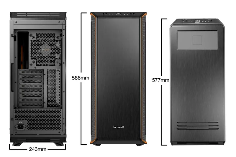 Carcasă PC be quiet! Dark Base 900 rev.2, Midi-Tower, ATX, Negru