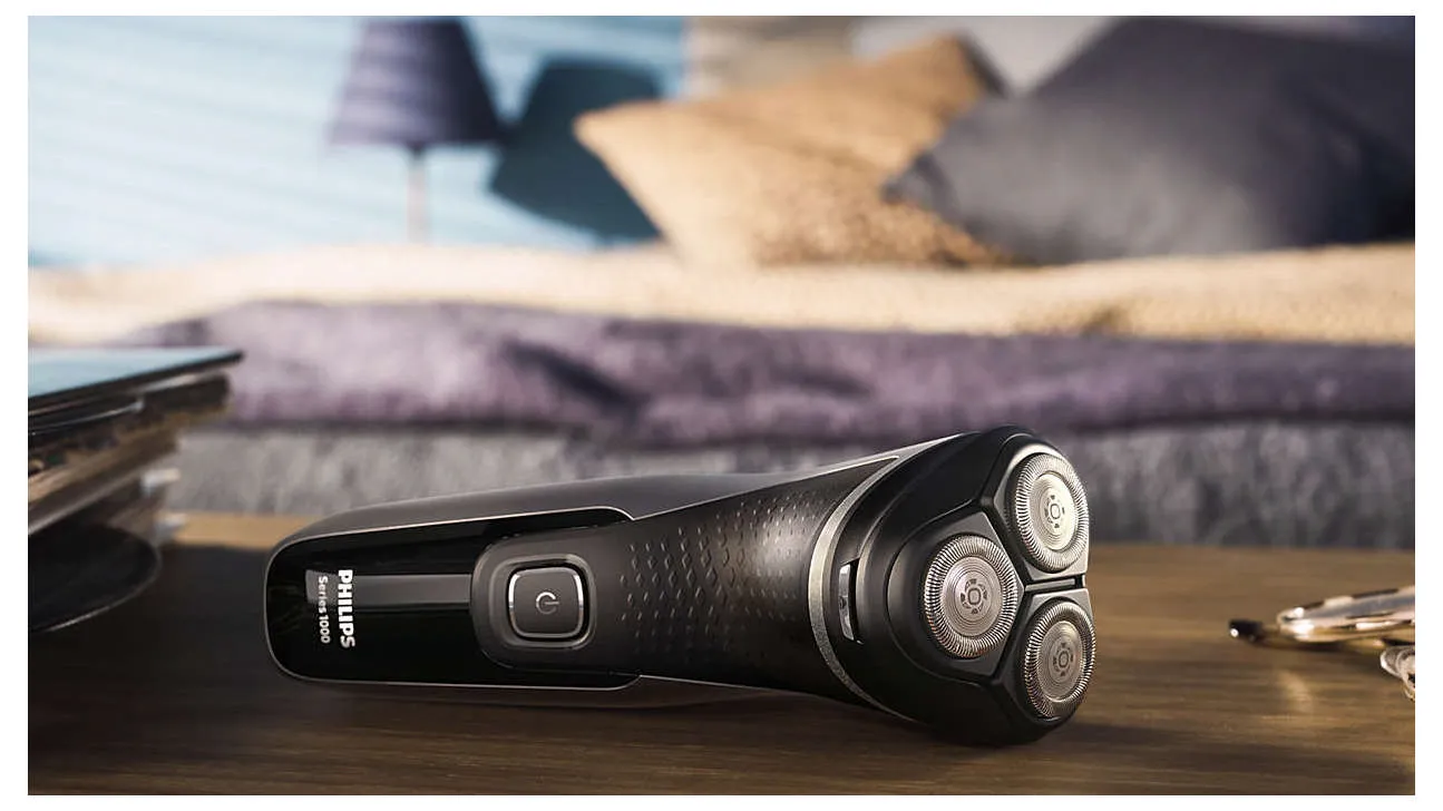 Aparat de ras electric PHILIPS Shaver series 1000 S1332/41, Negru