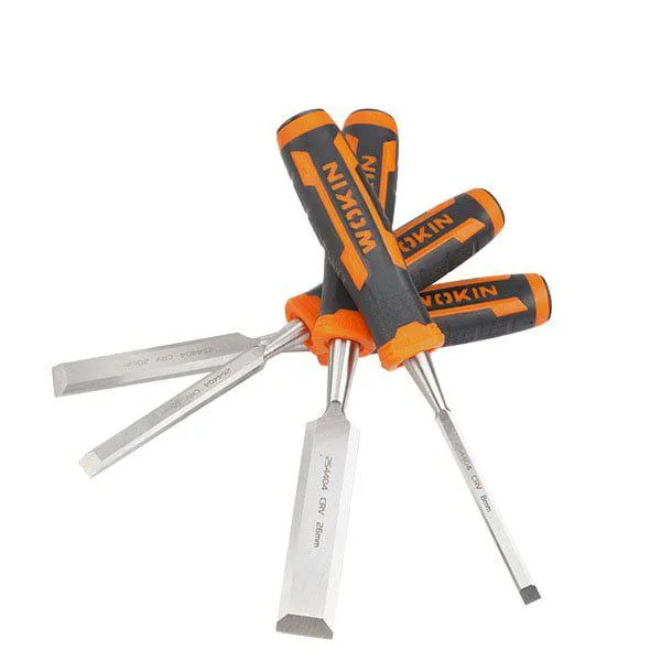 Dalta pentru lemn din 4 bucaţi WOKIN 8-12-20-26 mm (Industrial) 