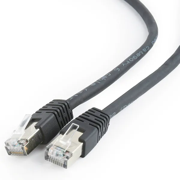 Patch cord Cablexpert PP6-2M/BK, Cat6 FTP , 2m, Negru