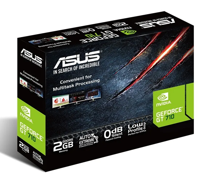 Видеокарта ASUS GT710-SL-2GD5,  2ГБ GDDR5 64бит