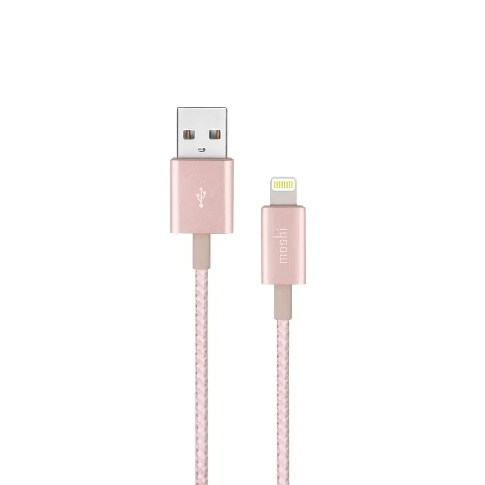 Кабель для зарядки и синхронизации Moshi iPhone Lighting USB Cable, USB Type-A/Lightning, 1,2м, Розовый