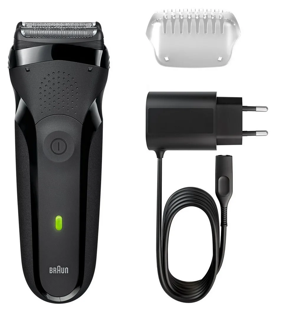 Aparat de ras electric BRAUN Series 3 300s, Negru