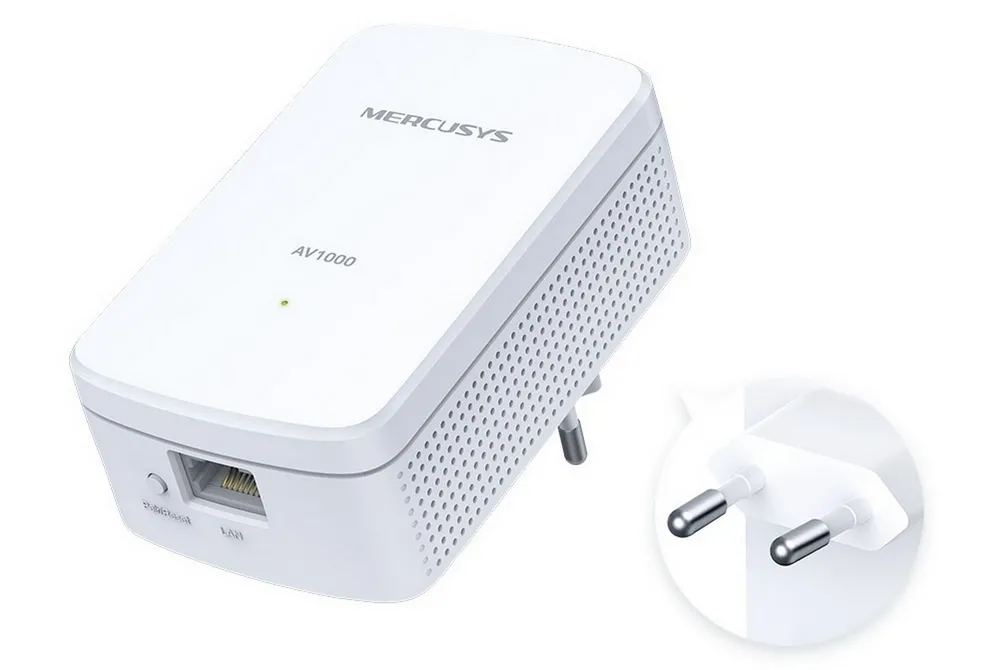 Адаптер Powerline TP-LINK MP500 KIT, AV1000, 1000 Мбит/с, Белый