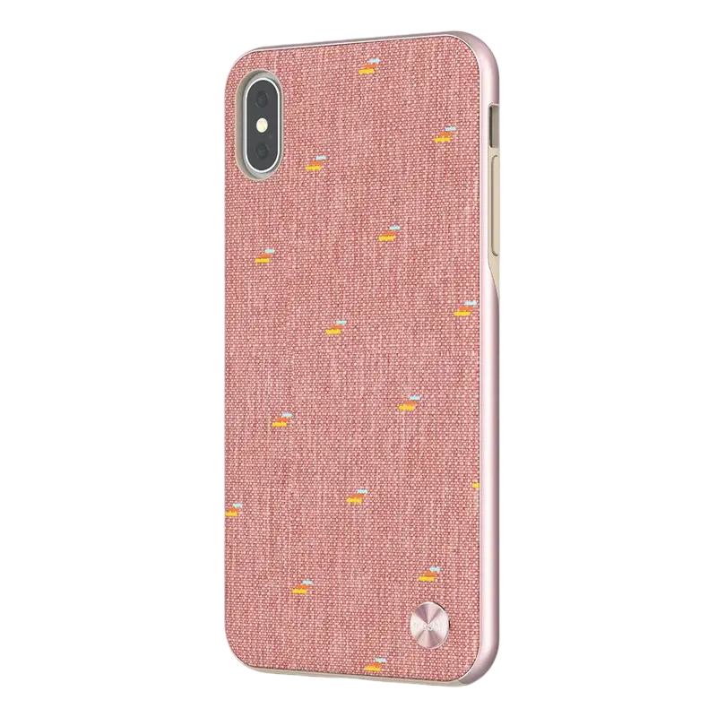 Husă QUMO Vesta - iPhone XS Max, Roz