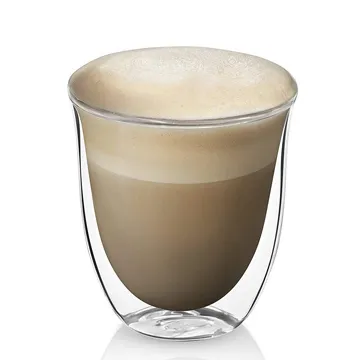 Стаканы для капучино De'Longhi 190ml 2pcs, Прозрачный
