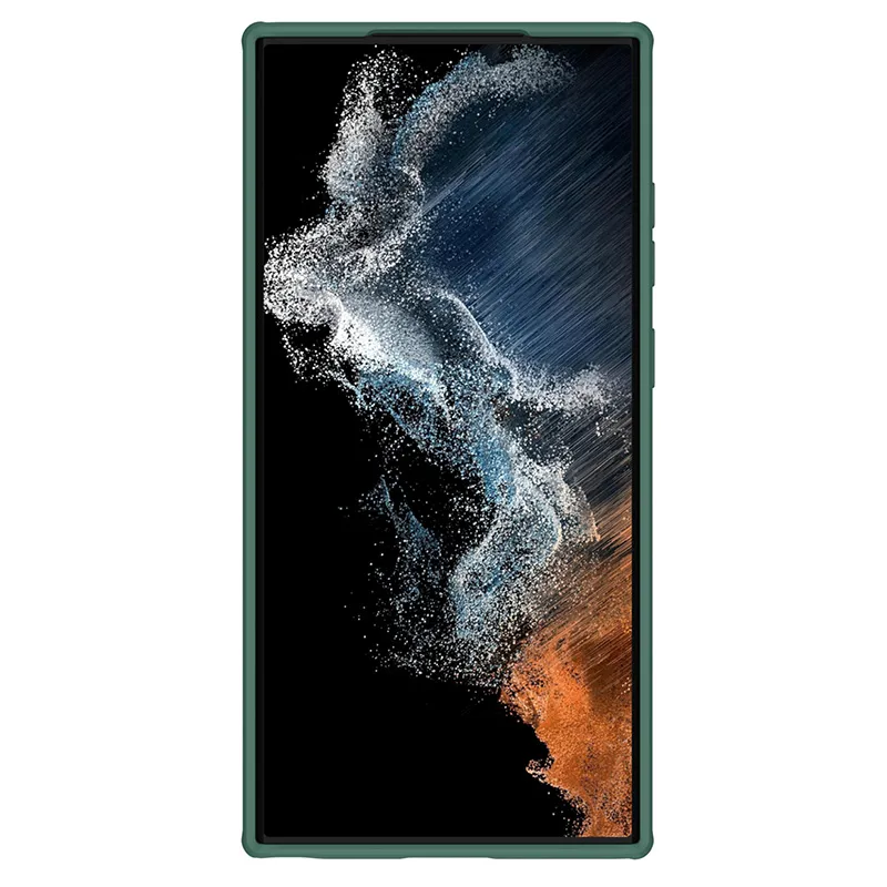 Чехол Nillkin Galaxy S23 Ultra Camshield Pro, Темно-зеленый