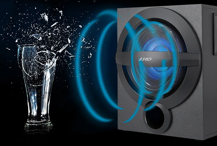 Boxe pentru calculator 2.1 F&D A140X, Negru