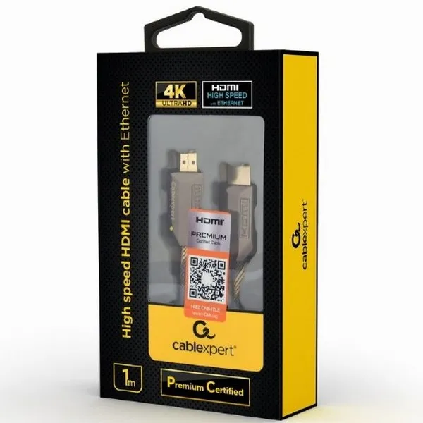 Cablu Video Cablexpert CCBP-HDMIPCC-1M, HDMI (M) - HDMI (M), 1m, Multicolor