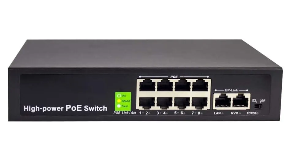 .8-port Ethernet POE Switch POE-SW8A