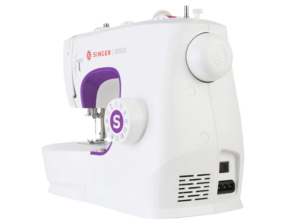 Mașină de cusut Singer M3505, Alb Violet