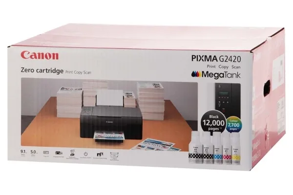 Multifunctional Inkjet Canon PIXMA G2420, Negru