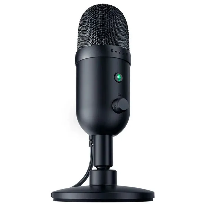 Игровой Микрофон RAZER Seiren V2 X, Проводной аналоговый, Чёрный