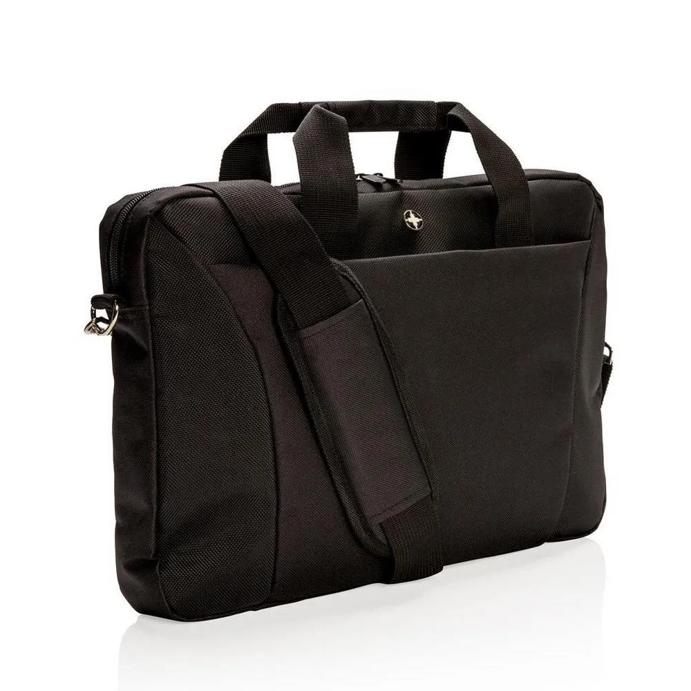 Geantă pentru Laptop Bobby Swiss Peak, 15.6", Poliester, Negru