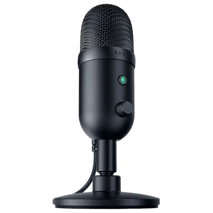 Игровой Микрофон RAZER Seiren V2 X, Проводной аналоговый, Чёрный