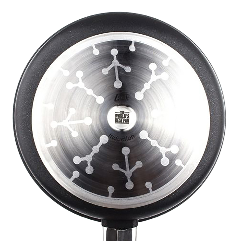 Сковорода AMT Gastroguss AMTI-524-E, 1,3л, 24см, Чёрный