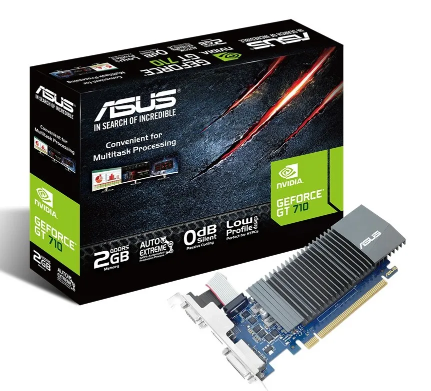 Видеокарта ASUS GT710-SL-2GD5,  2ГБ GDDR5 64бит