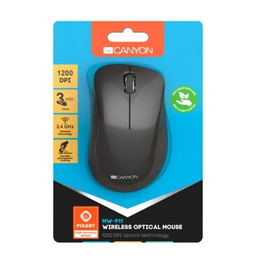 Беcпроводная мышь Canyon MW-911, Тёмно-серый