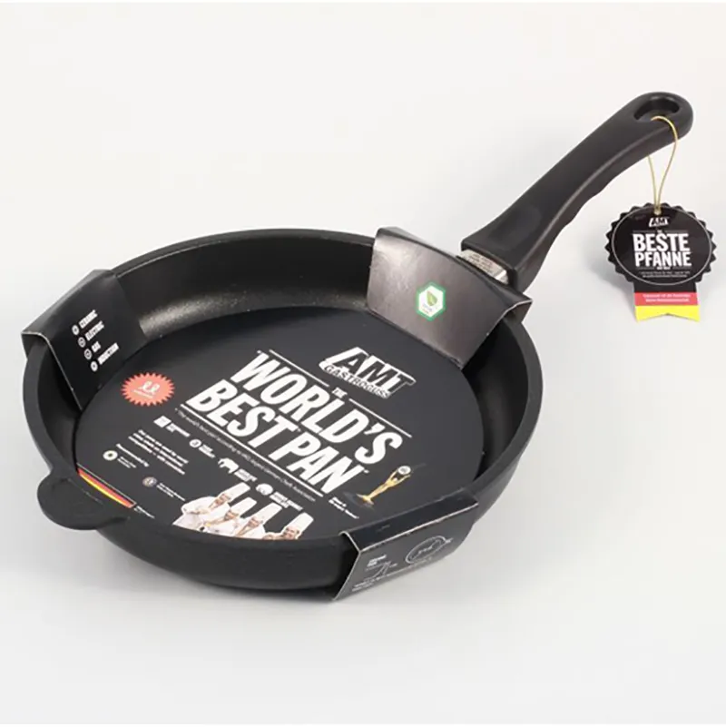 Сковорода AMT Gastroguss AMTI-524-E, 1,3л, 24см, Чёрный